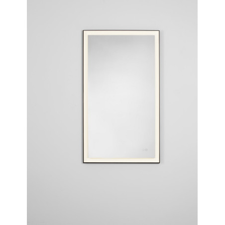 Lustro LED 120x70 - Dipaca, czarna rama - Decolab24