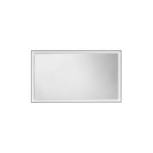 Lustro LED 120x70 - Dipaca, czarna rama - Decolab24