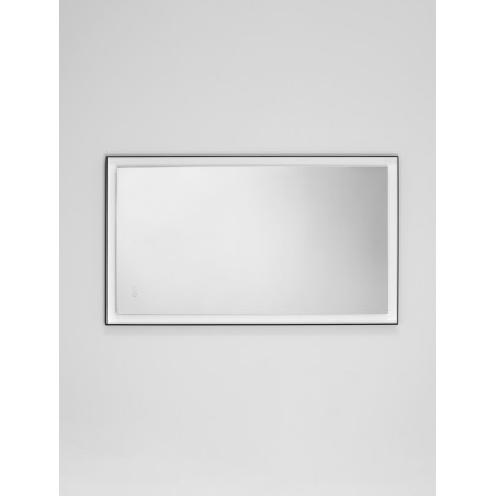 Lustro LED 120x70 - Dipaca, czarna rama - Decolab24