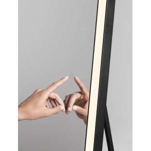 Lustro LED Donaia 150x75 czarne - Decolab24