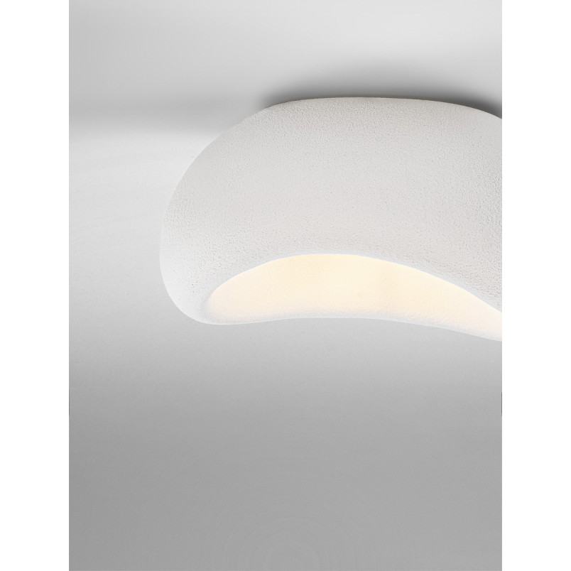 Plafon Japandi Kofle Peno 50cm biały | Decolab24