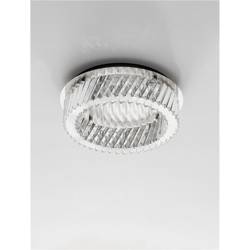 Plafon kryształowy Tariea LED 43cm - Elegancki Blask | Decolab24