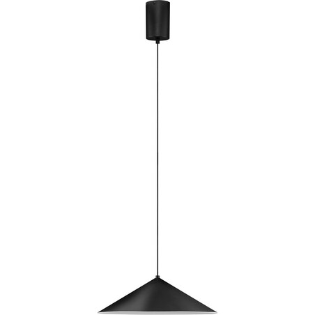 Lampa Wisząca Stożek Luik LED Czarna | Decolab24