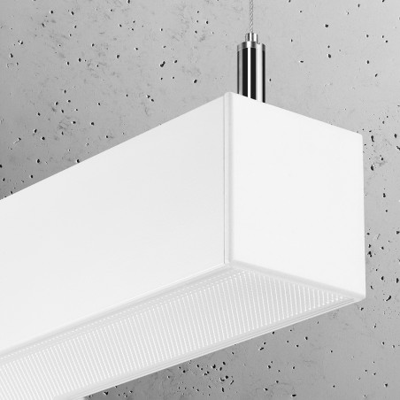 Lampa wisząca LED Pinne 67cm biała Thoro | Nowoczesny Design