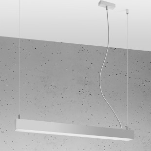 Lampa wisząca LED Pinne 67cm szara Thoro - Oświetlenie Thoro