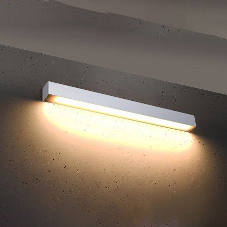 Kinkiet liniowy LED Pinne 67cm biały Thoro - Oświetlenie