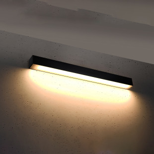 Kinkiet liniowy LED Thoro Pinne | 67cm, Czarny | Sklep z Oświetleniem