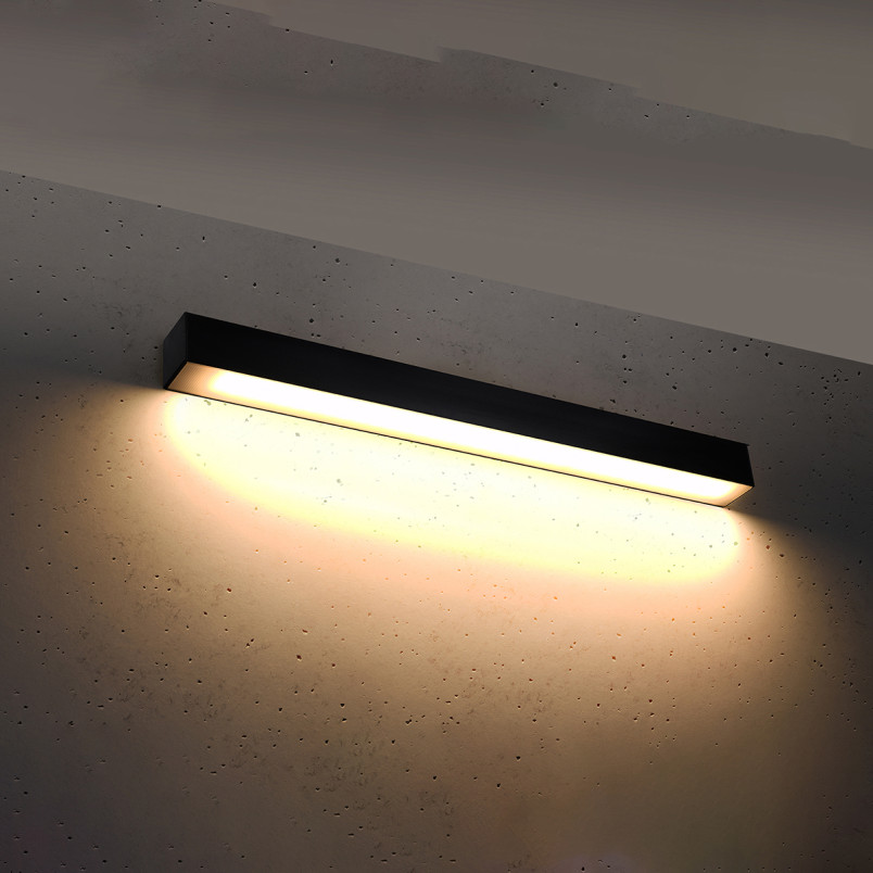 Kinkiet liniowy LED Thoro Pinne | 67cm, Czarny | Sklep z Oświetleniem