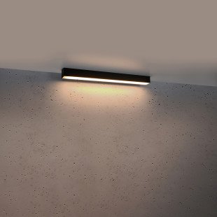 Plafon LED Thoro Pinne 67cm Czarny | Nowoczesne Oświetlenie