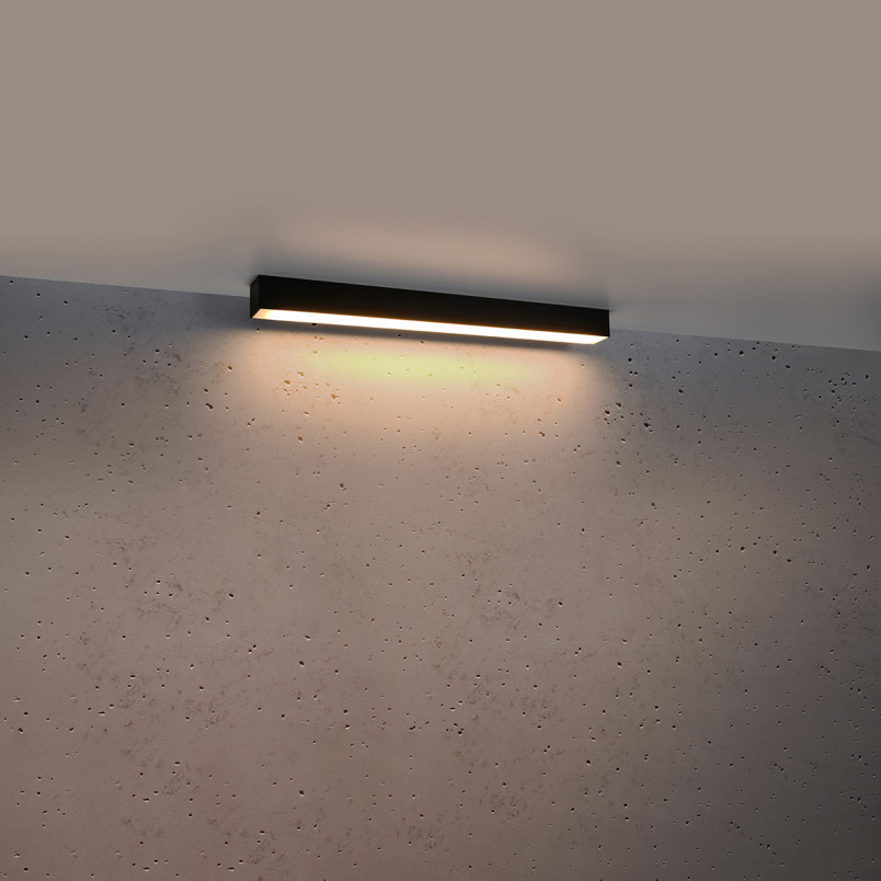 Plafon LED Thoro Pinne 67cm Czarny | Nowoczesne Oświetlenie