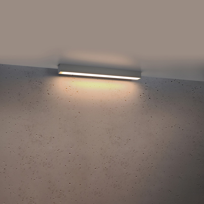 Plafon liniowy LED Thoro 67cm - Szary, 3000K | Sklep z oświetleniem