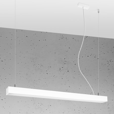 Lampa wisząca LED Pinne 90cm biała Thoro | Sklep z lampami