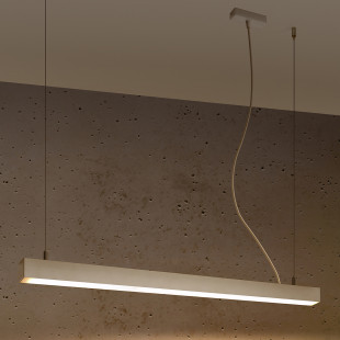 Lampa wisząca LED Pinne 90cm biała Thoro | Sklep z lampami