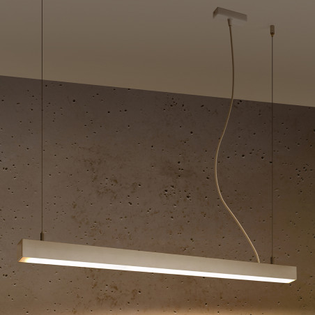 Lampa wisząca LED Pinne 90cm biała Thoro | Sklep z lampami