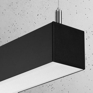 Lampa wisząca LED Pinne 90cm czarna - Thoro | Nowoczesny Design