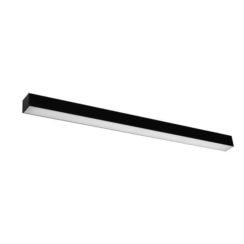 Kinkiet liniowy Pinne LED 90cm czarny Thoro | Nowoczesne oświetlenie