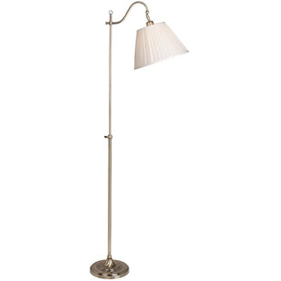 Lampa podłogowa z abażurem Charleston Beżowa/Metal marki Markslojd