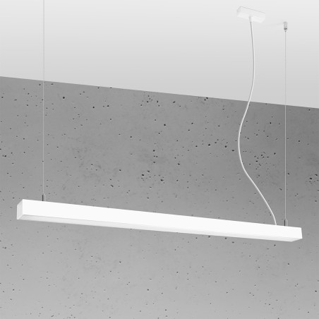 Lampa wisząca LED Pinne 118cm biała Thoro - Nowoczesny design