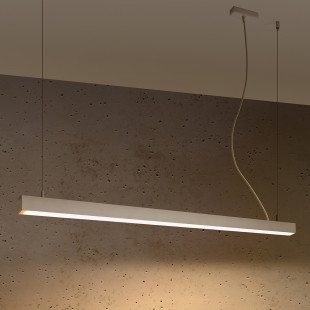 Lampa wisząca LED Pinne 118cm biała Thoro - Nowoczesny design