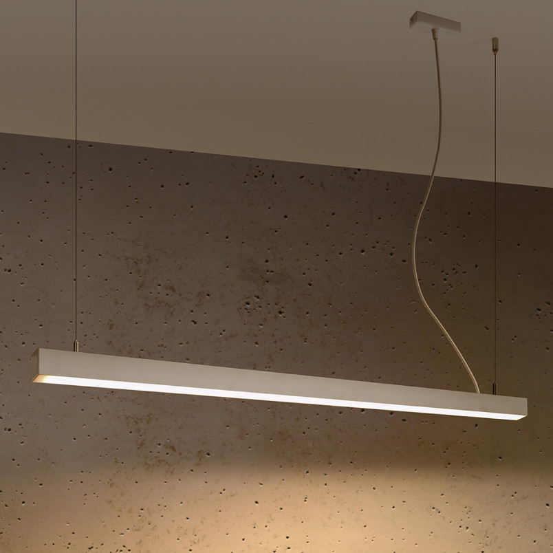 Lampa wisząca LED Pinne 118cm biała Thoro - Nowoczesny design