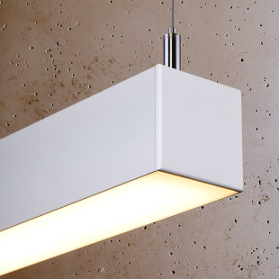 Lampa wisząca LED Pinne 118cm biała Thoro - Nowoczesny design