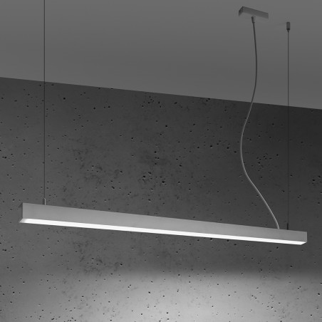 Lampa wisząca LED Pinne 118cm biała | Thoro - Sklep z lampami