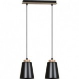 Lampa wisząca Bolero 2 czarna | Skandynawski design Emibig