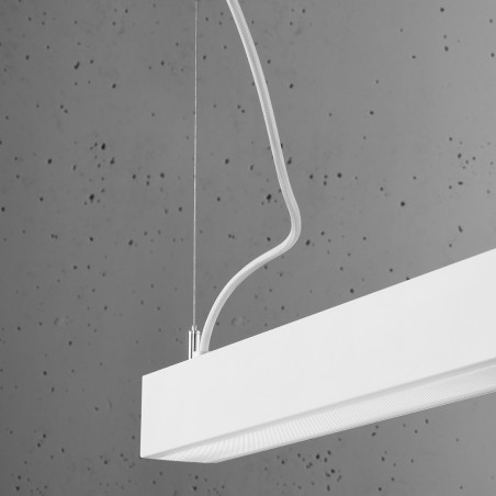Lampa wisząca LED Pinne 150cm biała Thoro | Nowoczesny design