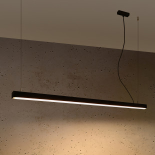 Lampa wisząca LED Pinne 150cm czarna | Thoro