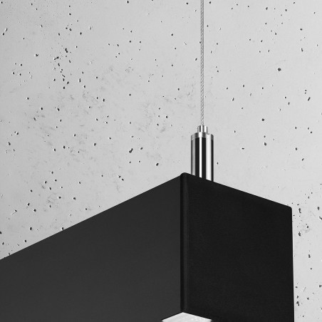 Lampa wisząca LED Pinne 150cm czarna | Thoro
