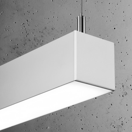 Lampa wisząca LED Pinne 150cm biała Thoro - Eleganckie oświetlenie