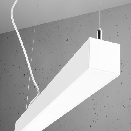Lampa wisząca LED Pinne 150cm biała Thoro - Eleganckie oświetlenie
