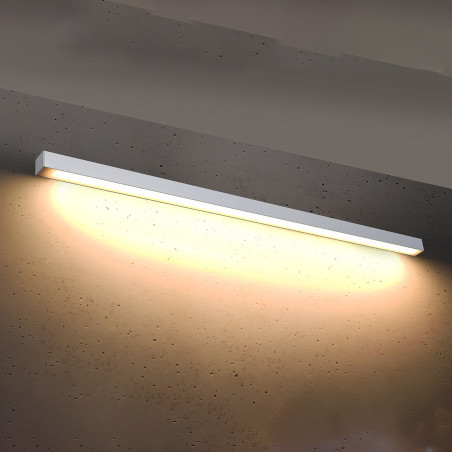 Kinkiet liniowy LED Thoro 150cm - Biały, Minimalistyczny