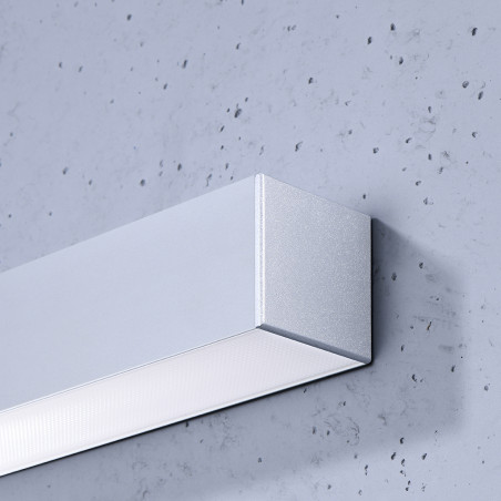 Kinkiet liniowy LED Thoro 150cm - Szary, Minimalistyczny