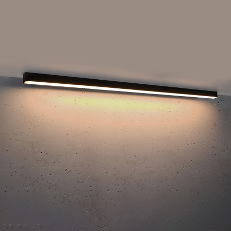 Plafon LED Pinne 150cm Czarny Thoro - Nowoczesne Oświetlenie
