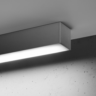Plafon LED Thoro Pinne 150cm - Szary, 4000K | Sklep z Oświetleniem