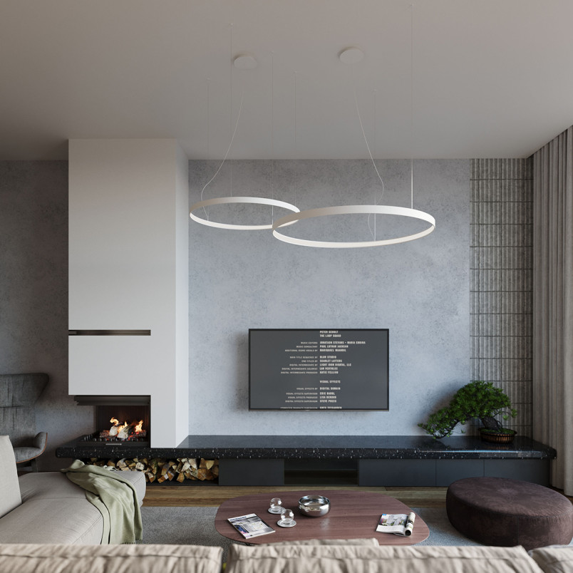 Żyrandol LED Thoro Rio 78cm - Nowoczesny design i ciepłe światło