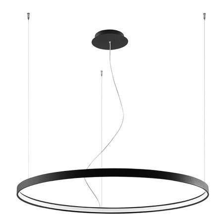 Żyrandol LED Rio 110cm Czarny Thoro - Nowoczesne Oświetlenie