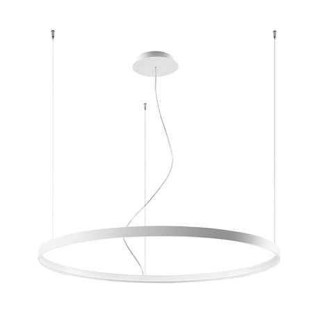Żyrandol LED Rio 110cm biały Thoro - Nowoczesne oświetlenie
