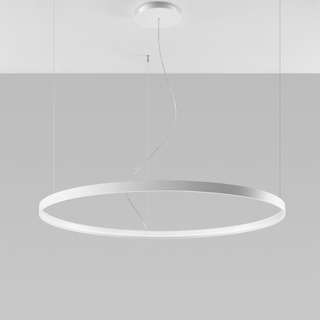 Żyrandol LED Rio 110cm biały Thoro - Nowoczesne oświetlenie
