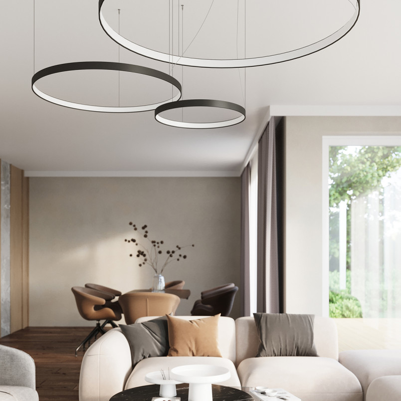 Żyrandol LED Rio Thoro | Nowoczesny design, 110cm