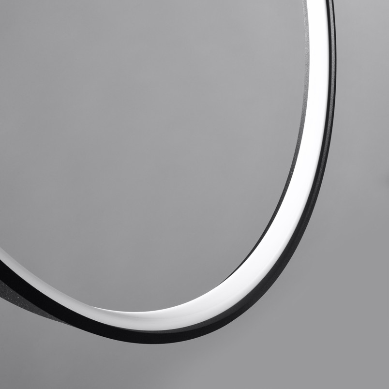 Lampa wisząca Rio LED czarna Thoro | Nowoczesny design