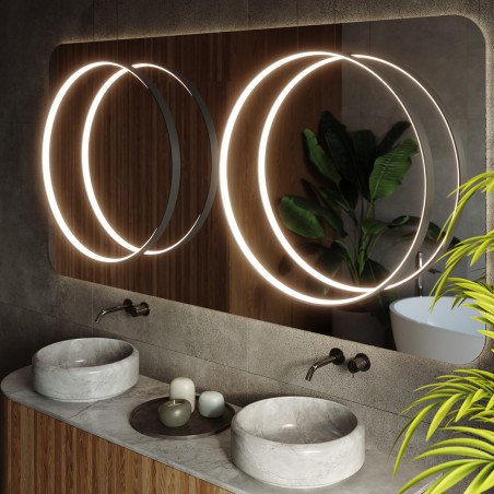Lampa wisząca Rio LED czarna Thoro | Nowoczesny design