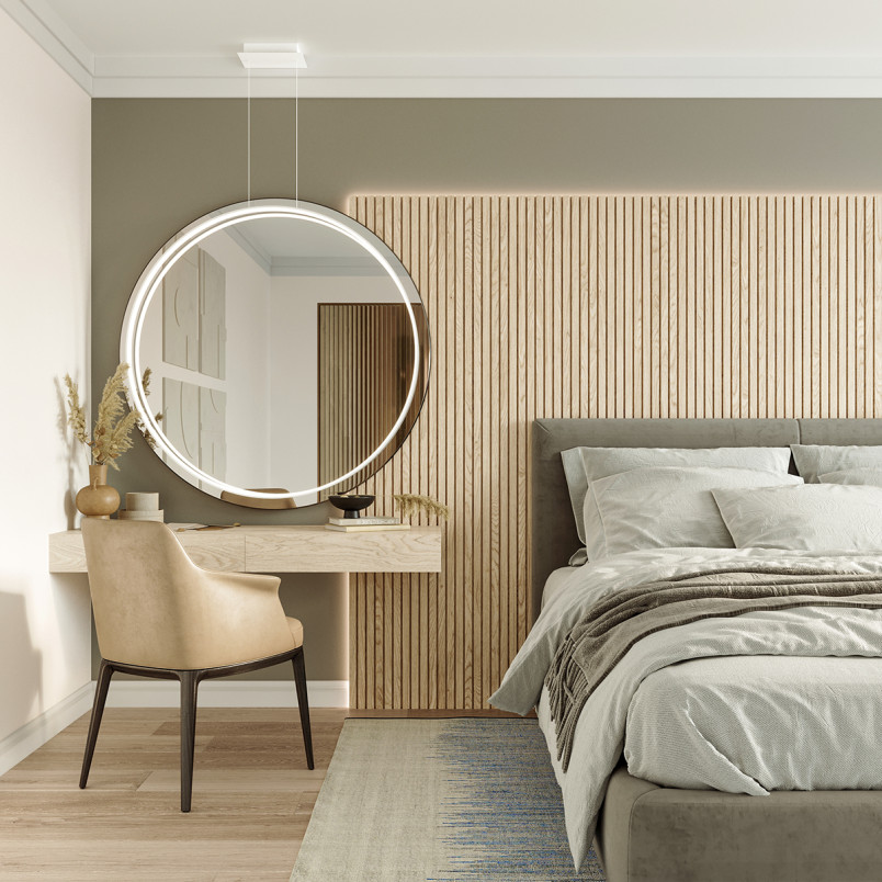 Lampa wisząca Rio LED biała Thoro | Nowoczesny design