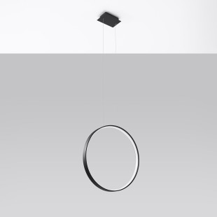 Lampa wisząca Rio czarna LED Thoro | Nowoczesny design