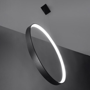 Lampa wisząca Rio czarna LED Thoro | Nowoczesny design