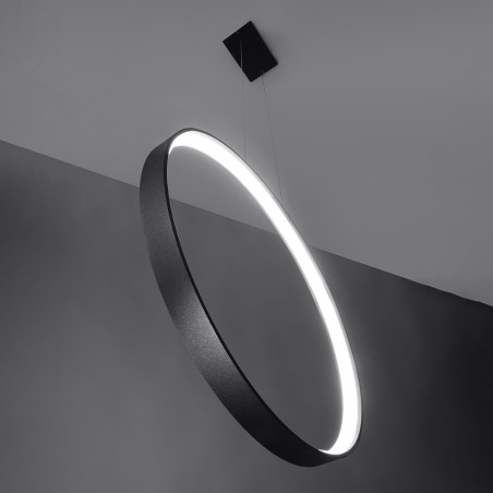 Lampa wisząca Rio czarna LED Thoro | Nowoczesny design