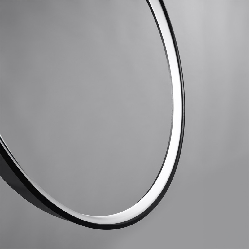 Lampa Rio Thoro - Wiszący Ring LED Czarny | Nowoczesne Oświetlenie