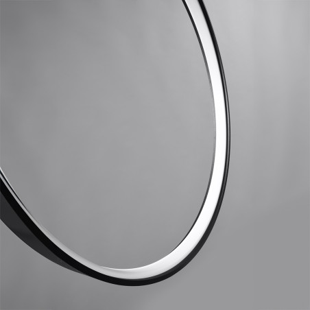 Lampa Rio Thoro - Wiszący Ring LED Czarny | Nowoczesne Oświetlenie