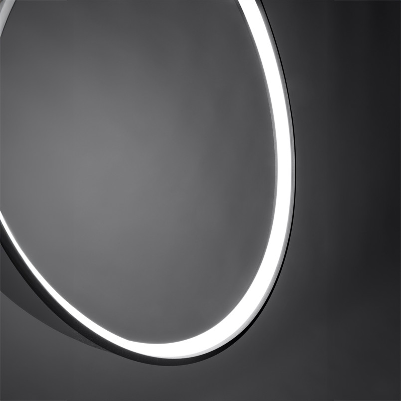 Lampa Rio Thoro - Wiszący Ring LED Czarny | Nowoczesne Oświetlenie